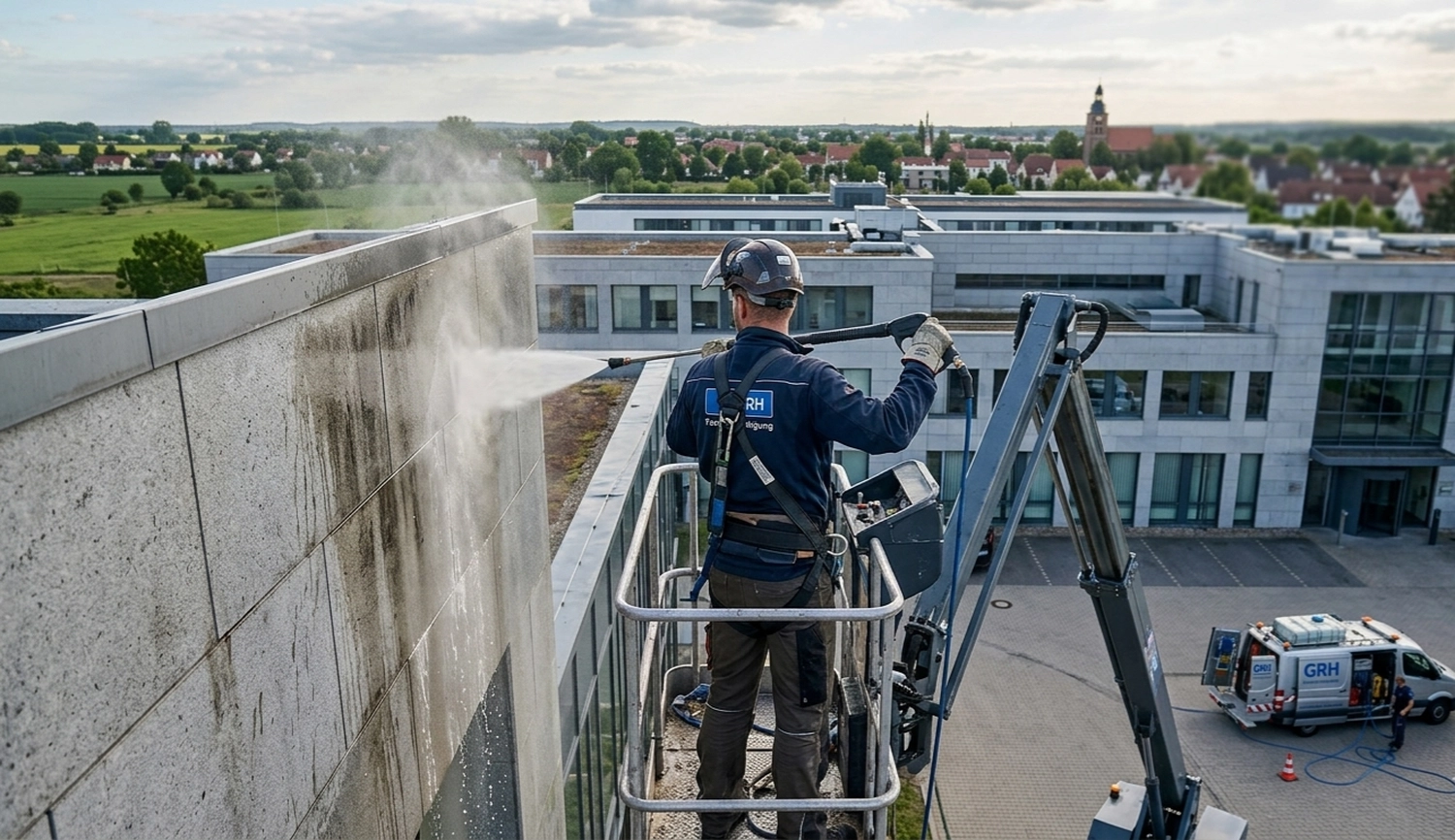 GRH Service Hübusch Einzelunternehmen – Handwerker – Fassadenreinigung